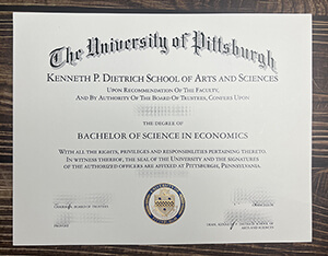 Get University of Pittsburgh diploma online