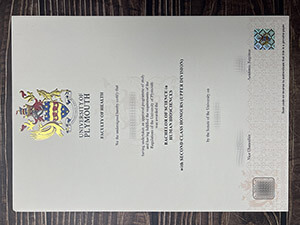 University of Plymouth diploma