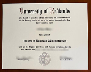 Get University of Redlands diploma online