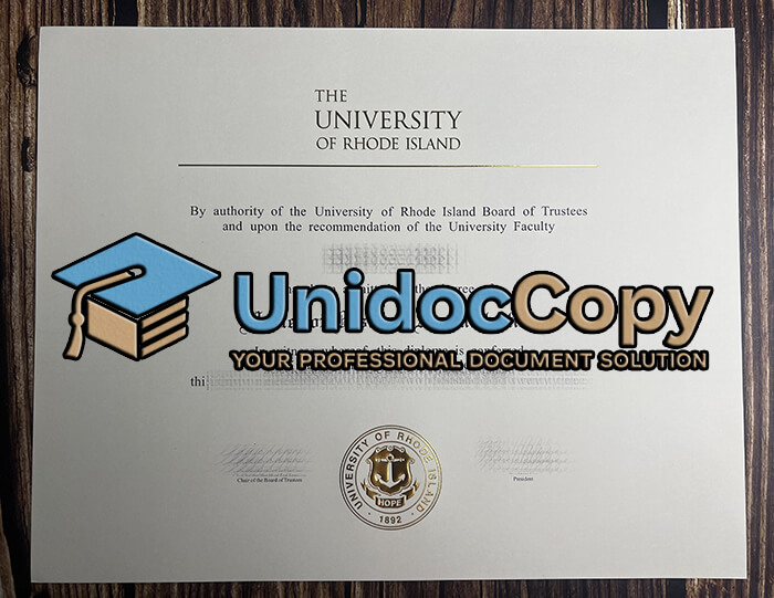 University of Rhode Island degree