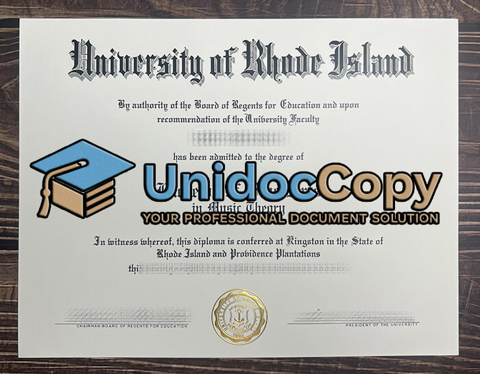 University of Rhode Island degree