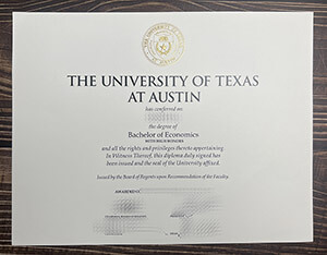 Purchase University of Texas at Austin diploma