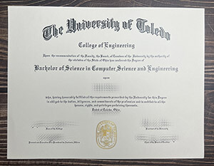 University of Toledo certificate