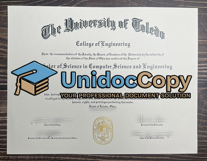 University of Toledo degree