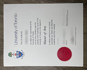 University of Toronto certificate