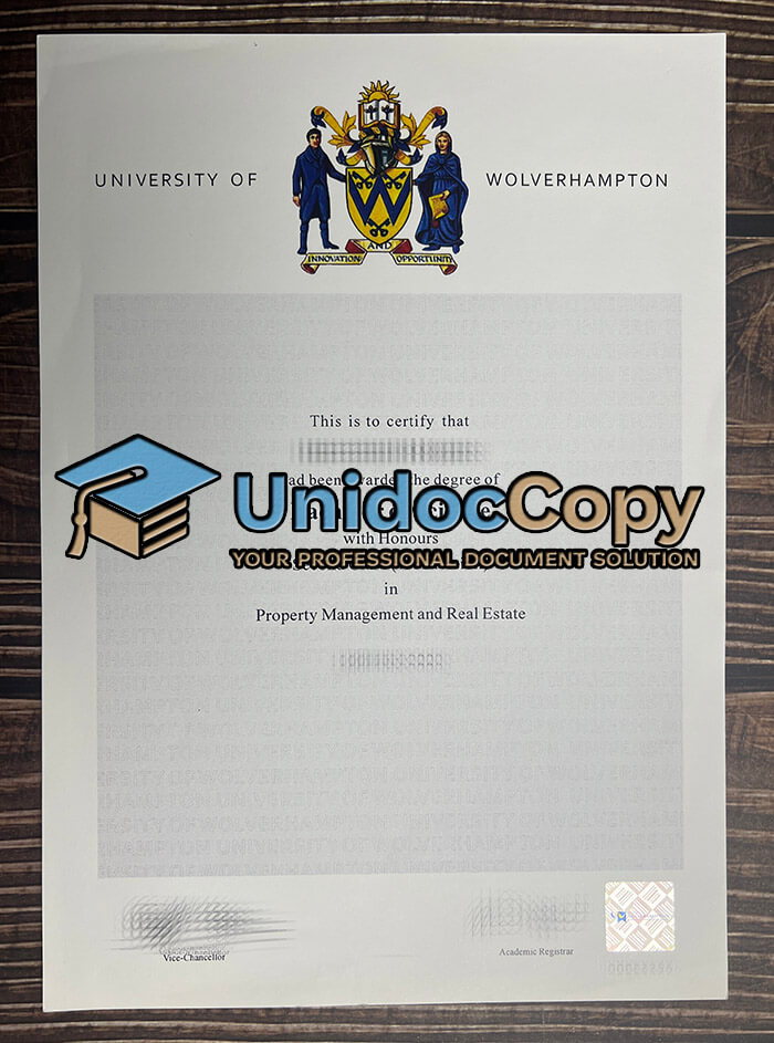 University of Wolverhampton degree