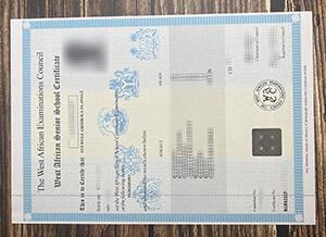 West African Examinations Council certificate