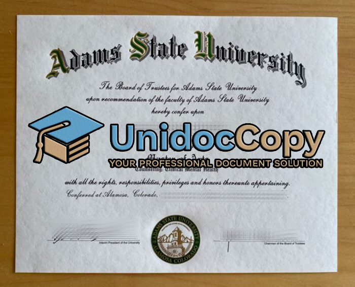 Adams State University degree