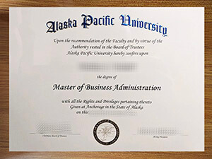 Alaska Pacific University certificate