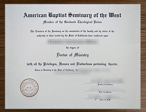 American Baptist Seminary of the West degree