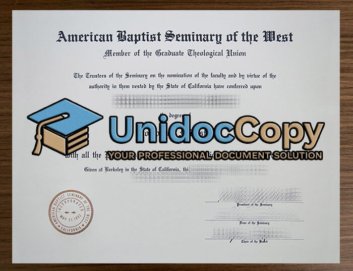 American Baptist Seminary of the West degree