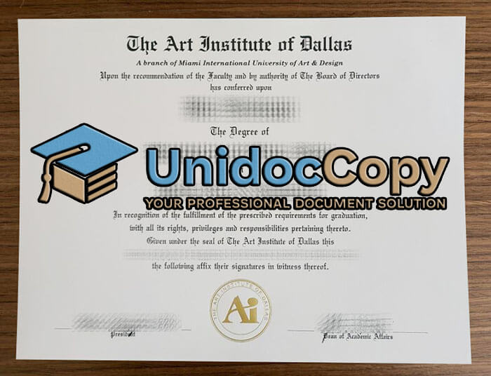 Art Institute of Dallas degree