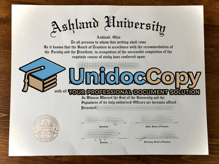 Ashland University degree