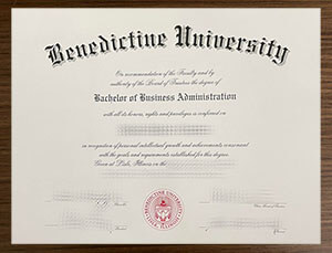 Benedictine University diploma