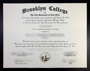 Brooklyn College certificate