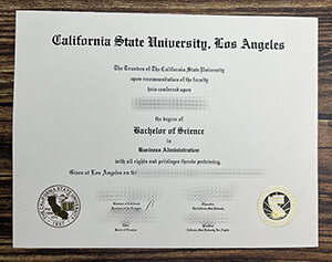 Cal State LA certificate, Cal State LA diploma in USA