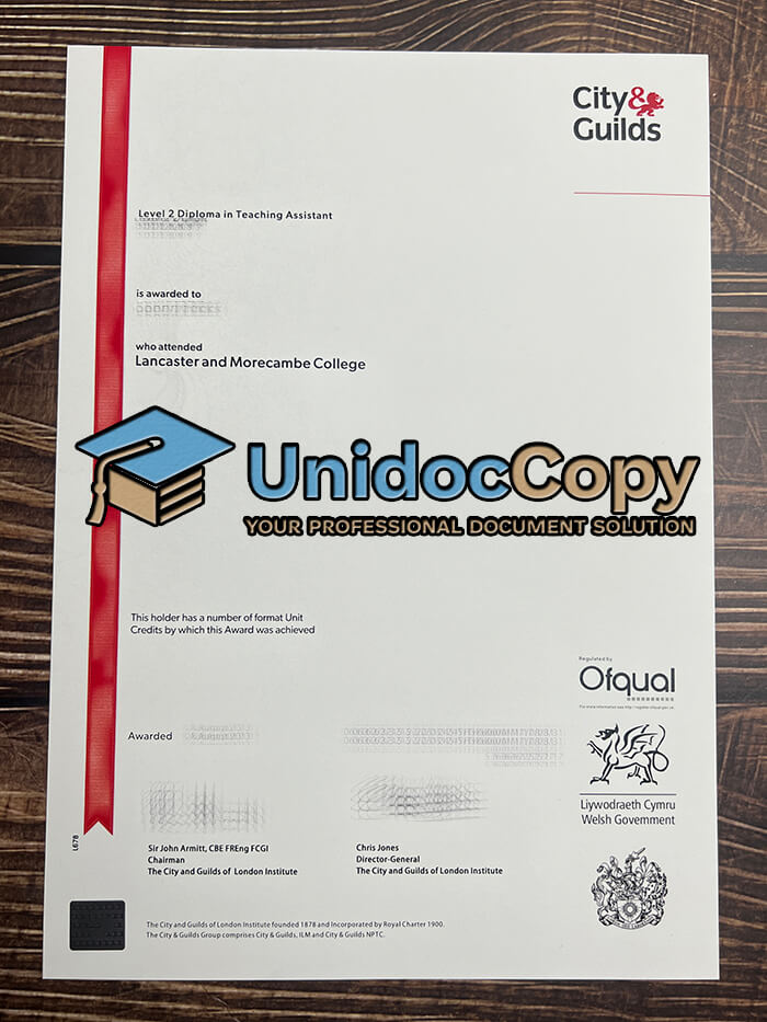 City and Guilds Teaching Assistant certificate
