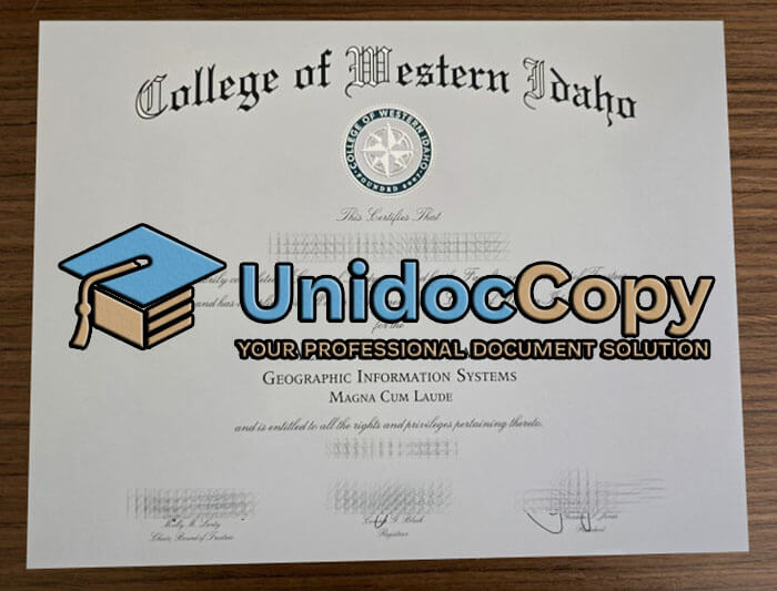 College of Western Idaho degree