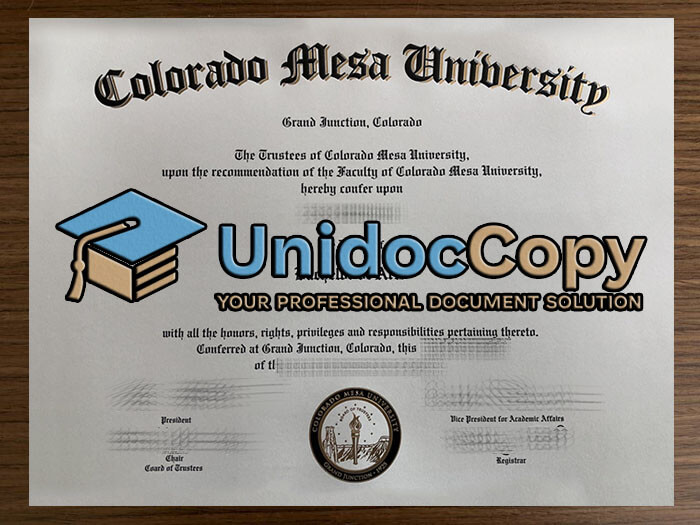 Colorado Mesa University degree