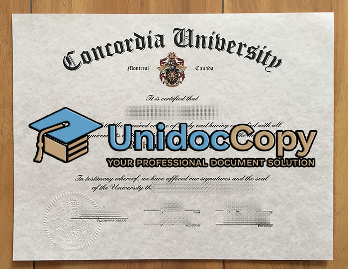 Concordia University degree