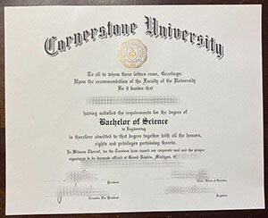 Cornerstone University degree