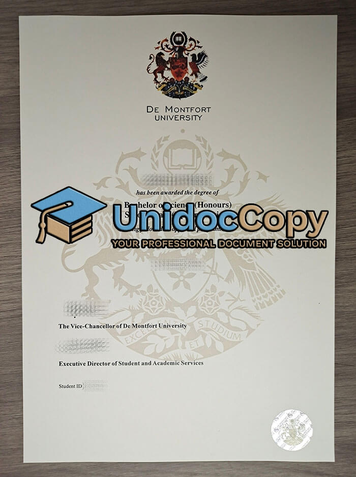 De Montfort University degree
