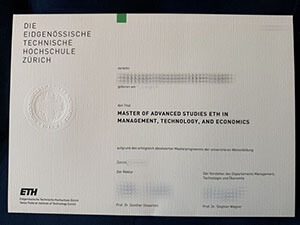 ETH Zurich degree