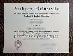 Fordham University degree