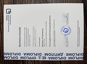 Ostfalia Hochschule für angewandte Wissenschaften diploma