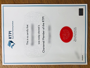Royal Town Planning Institute degree