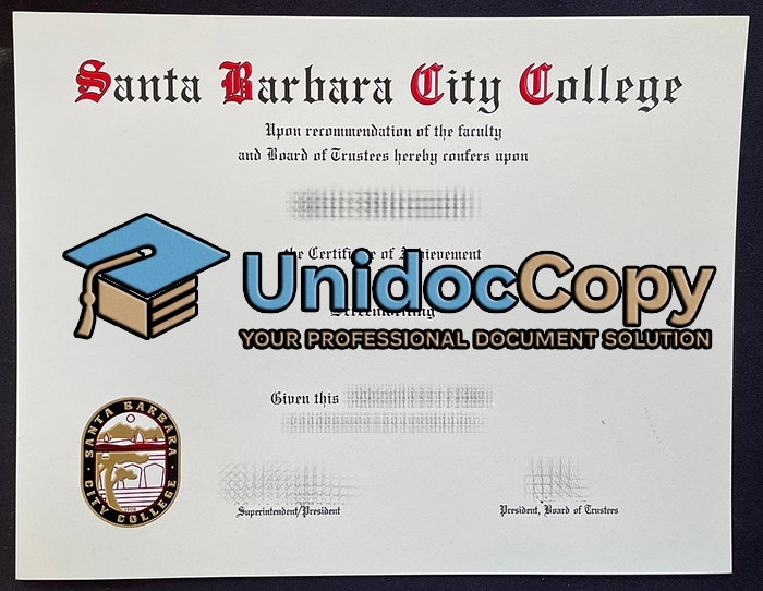 Santa Barbara City College degree