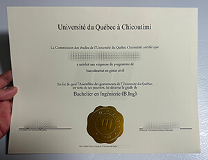 Université du Québec à Chicoutimi degree