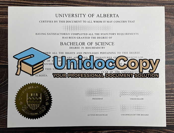 University of Alberta degree