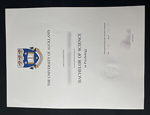 University of Auckland certificate
