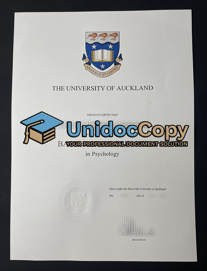 University of Auckland degree