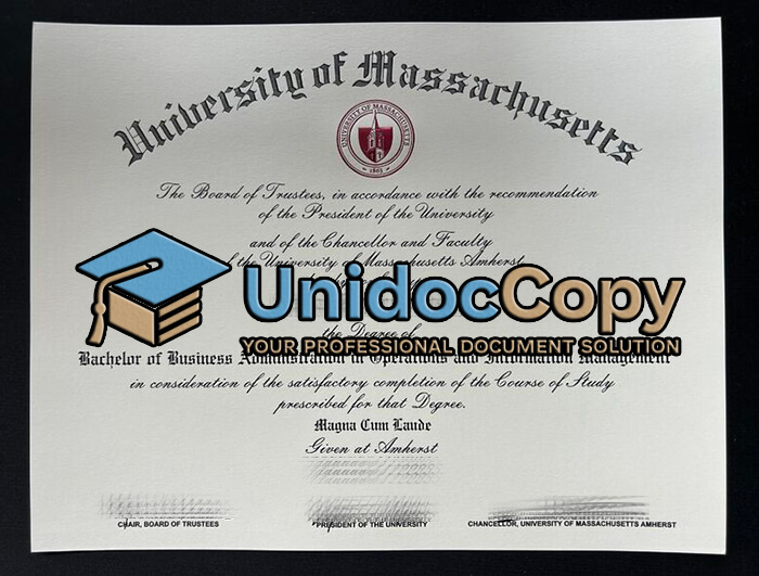 University of Massachusetts degree