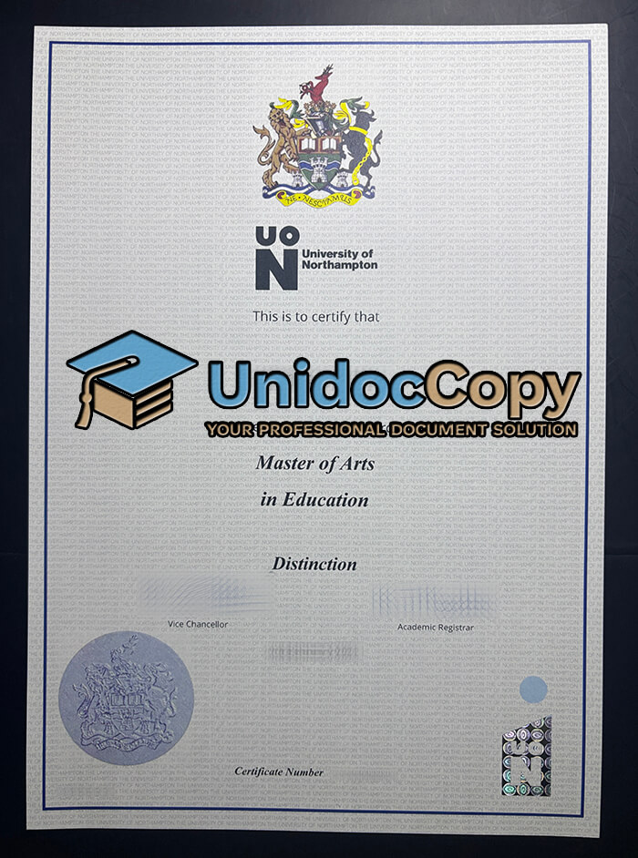 University of Northampton degree
