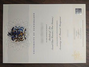University of Sunderland degree