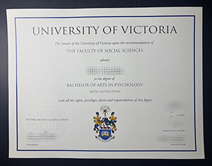 University of Victoria certificate