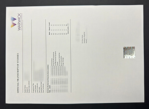 University of Warwick transcript