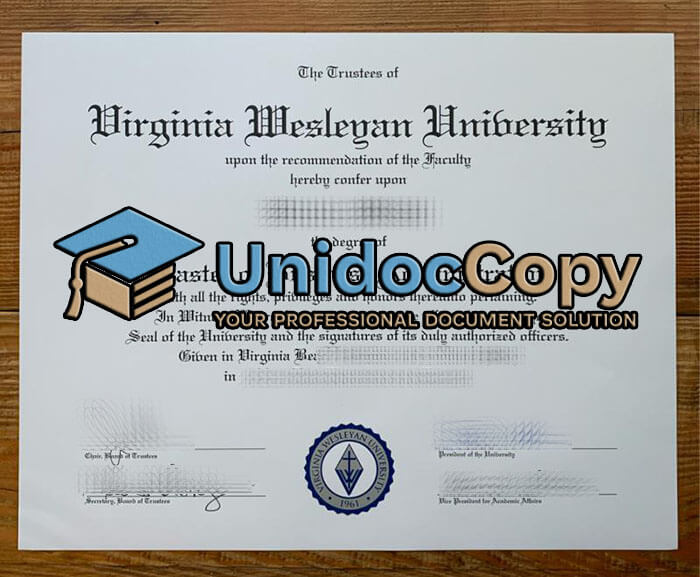 Virginia Wesleyan University degree