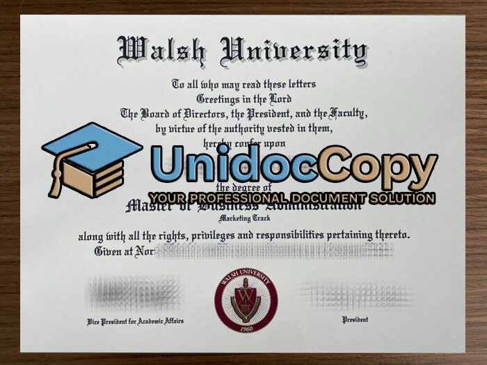 Walsh University degree