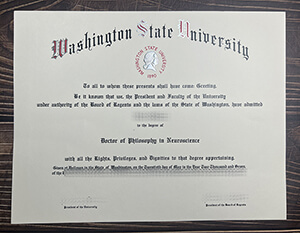 Washington State University degree