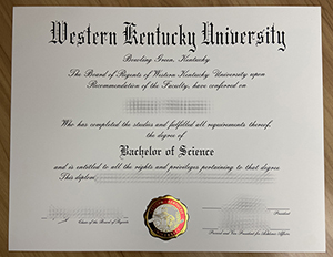 Western Kentucky University certificate