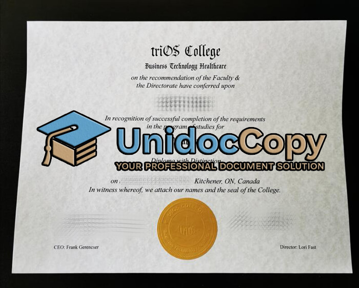 triOS College diploma