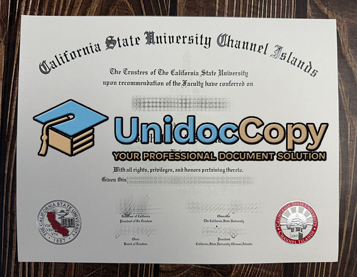 California State University Channel Islands diploma