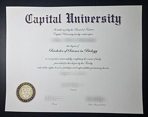 Replica a Capital University diploma online