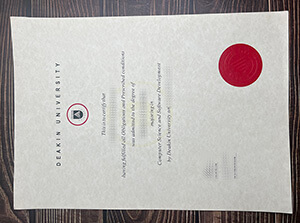 Replica a Deakin University certificate online