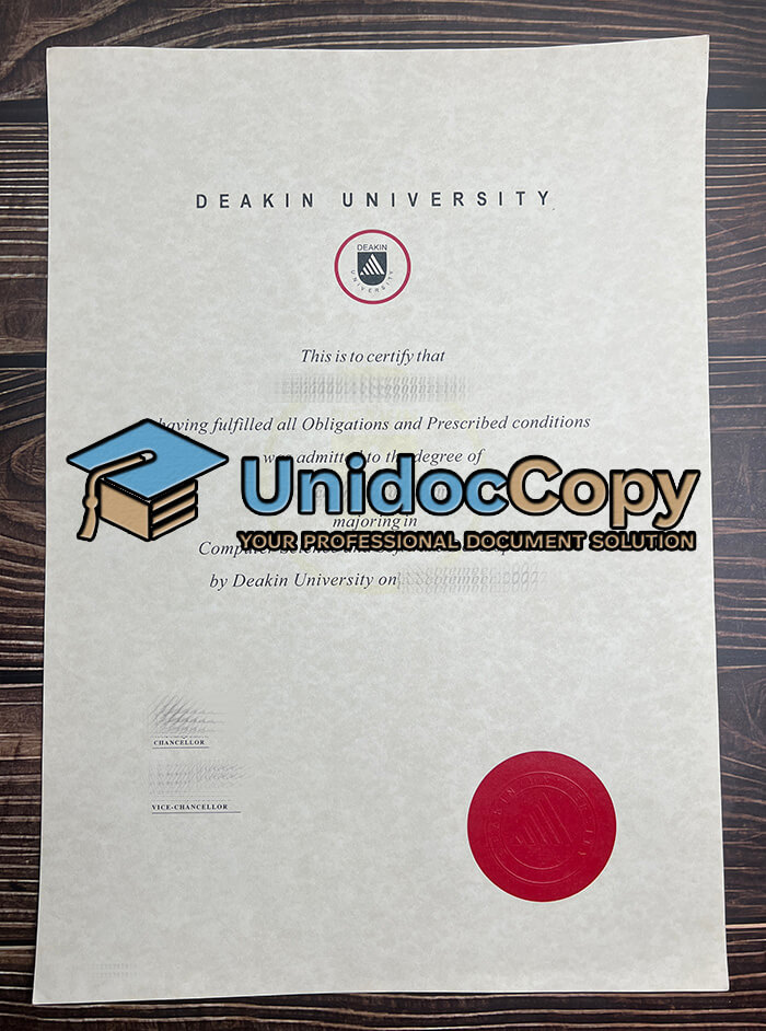 Deakin University diploma