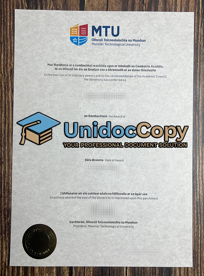 Munster Technological University diploma